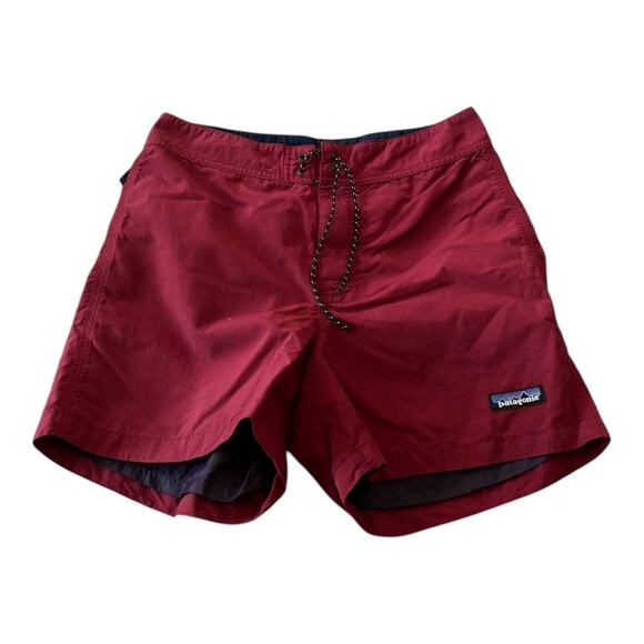 Patagonia Pants - Patagonia Women's Board Shorts Red/Burgundy Size 8